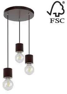 Favi Spot-light 7069376r - lustră pe cablu trongo round 3xe27/60w/230v Ofertă