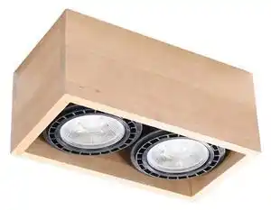 Favi Plafonieră quatro 2xgu10/40w/230v lemn Ofertă