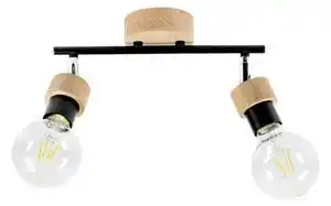 Favi Spot marjolaine 2xe27/25w/230v stejar spot-light 2834274 Ofertă