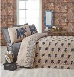 Favi Cuvertură maro pentru pat dublu 200x220 cm fil – mijolnir Ofertă