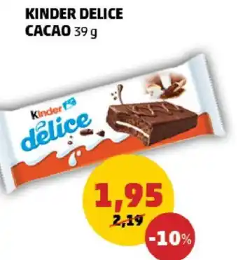 Penny KINDER DELICE CACAO Ofertă