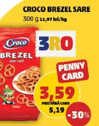 Penny CROCO BREZEL SARE Ofertă