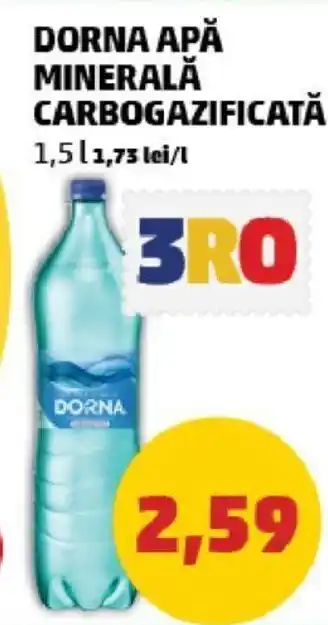 Penny DORNA APĂ MINERALĂ CARBOGAZIFICATĂ Ofertă