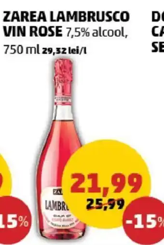 Penny ZAREA LAMBRUSCO VIN ROSE Ofertă