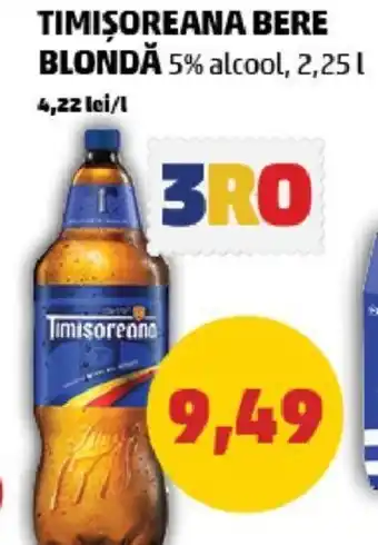 Penny TIMIȘOREANA BERE BLONDĂ Ofertă