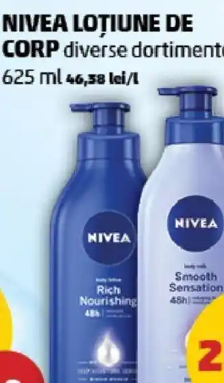 Penny NIVEA LOȚIUNE DE CORP Ofertă