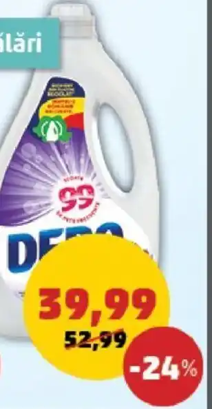 Penny DERO 2IN1 LEVĂNTICĂ ŞI IASOMIE DETERGENT LICHID PENTRU RUFE Ofertă