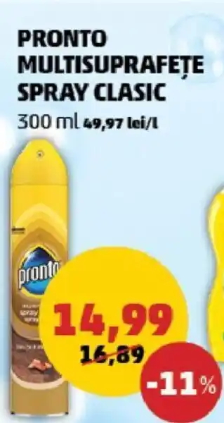Penny PRONTO MULTISUPRAFEŢE SPRAY CLASIC Ofertă