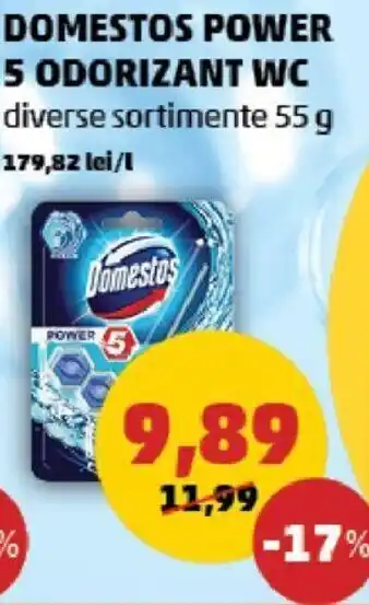 Penny DOMESTOS POWER 5 ODORIZANT WC Ofertă