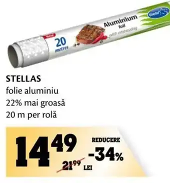 STELLAS folie aluminiu