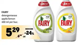 FAIRY detergent vase apple/lemon