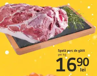 Supeco Spată porc de gătit per kg Ofertă