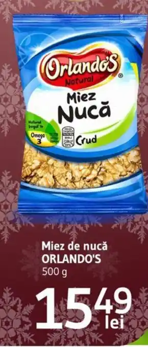 Supeco Miez de nucă ORLANDO'S 500 g Ofertă