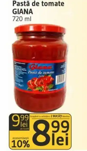 Supeco Pastă de tomate GIANA 720 ml Ofertă
