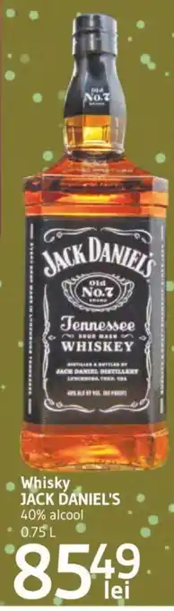 Supeco Whisky JACK DANIEL'S 40% alcool 0.75 L Ofertă
