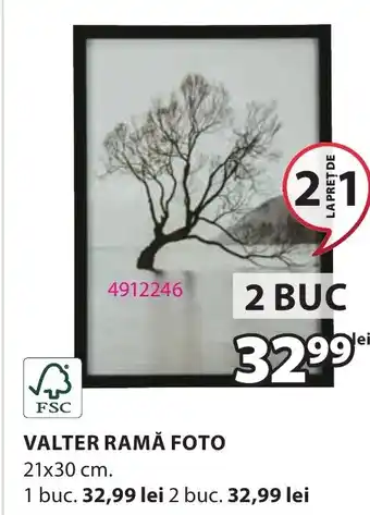 JYSK VALTER RAMĂ FOTO Ofertă