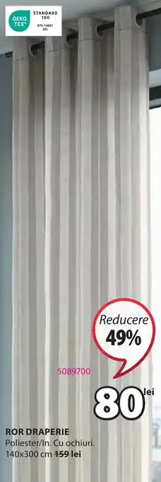 JYSK ROR DRAPERIE Ofertă