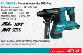 MAKITA DHR280Z/Ciocan rotopercutor SDS-Plus