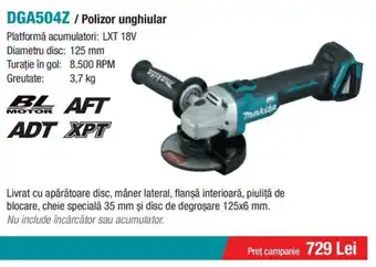 Makita MAKITA DGA504Z / Polizor unghiular Ofertă