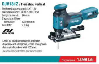 Makita MAKITA DJV181Z/Fierăstrău vertical Ofertă