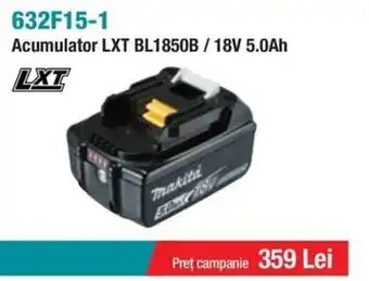 MAKITA 632F15-1 Acumulator LXT BL1850B/18V 5.0Ah