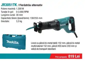 Makita MAKITA JR3051TK/Fierăstrău alternativ Ofertă