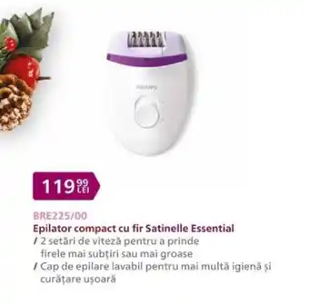 Carrefour Epilator compact cu fir Satinelle Essential Ofertă