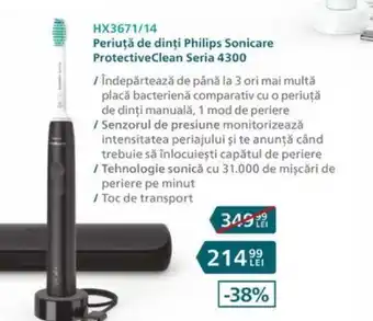 Carrefour Periuţă de dinţi Philips Sonicare ProtectiveClean Seria 4300 Ofertă