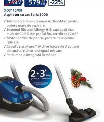 Carrefour Aspirator cu sac Seria 3000 Ofertă