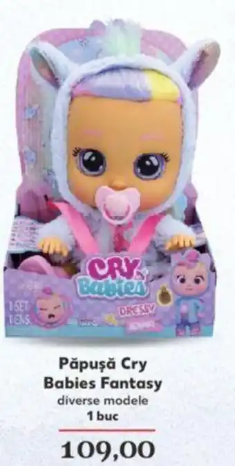Kaufland Păpuşă Cry Babies Fantasy Ofertă