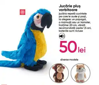 Pepco Jucărie plus vorbitoare Ofertă