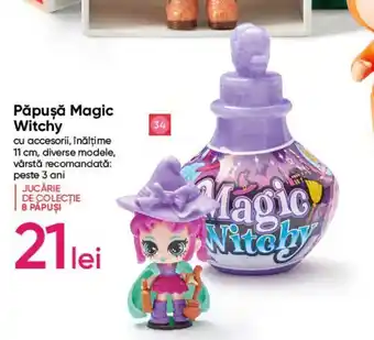 Pepco Păpuşă Magic Witchy Ofertă