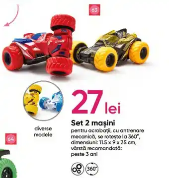 Pepco Set 2 maşini Ofertă