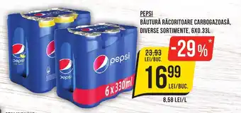 Mega Image BĂUTURĂ RĂCORITOARE CARBOGAZOASĂ, DIVERSE SORTIMENTE, 6X0.33L Ofertă