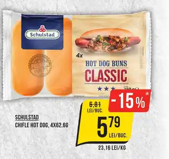 SCHULSTAD CHIFLE HOT DOG, 4X62.6G