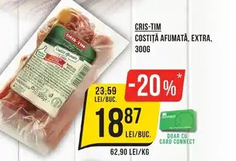 Mega Image CRIS-TIM COSTIȚĂ AFUMATĂ, EXTRA, 300G Ofertă