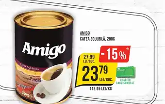 Mega Image AMIGO CAFEA SOLUBILĂ, 200G Ofertă