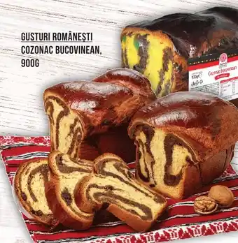 GUSTURI ROMÂNEŞTI COZONAC BUCOVINEAN, 900G