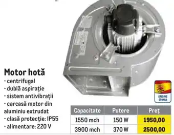 Metro Motor hotă Ofertă
