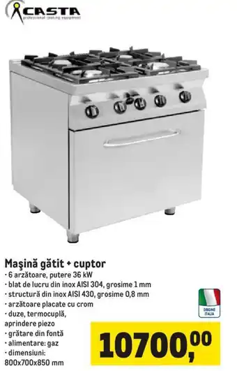 Metro Maşină gătit + cuptor Ofertă