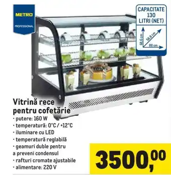 Metro Vitrină rece pentru cofetărie Ofertă