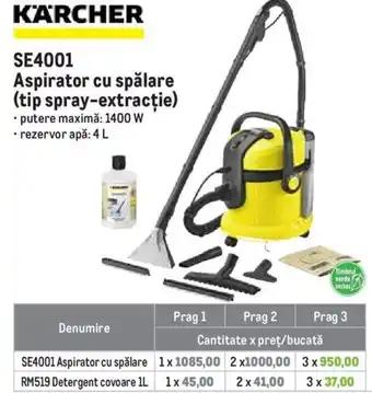 KÄRCHER SE4001 Aspirator cu spălare