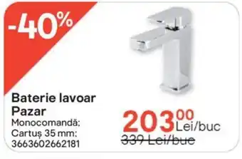 Brico Depôt Baterie lavoar Pazar Ofertă