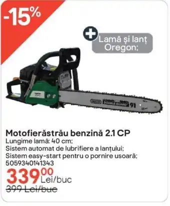 Brico Depôt Motofierăstrău benzină 2.1 CP Ofertă