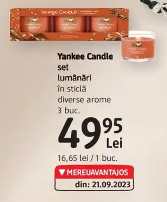 Yankee Candle set lumânări