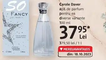 DM Carole Daver apă de parfum pentru ea diverse variante 100 ml Ofertă