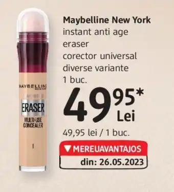 DM Maybelline New York instant anti age eraser Ofertă