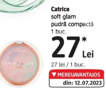 DM Catrice soft glam pudră compactă Ofertă