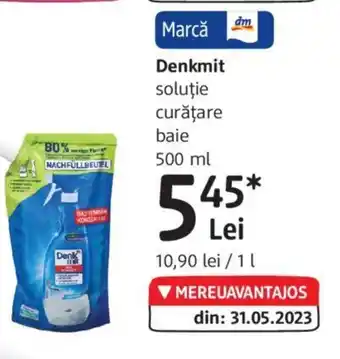 DM Denkmit soluţie curățare baie 500 ml Ofertă