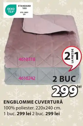 JYSK ENGBLOMME CUVERTURĂ Ofertă